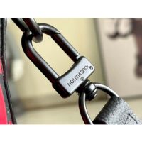 Louis Vuitton Unisex LV x YK Bandoulière Keepall 50 Black Red Taurillon Monogram Cowhide Infinity Dots (2)