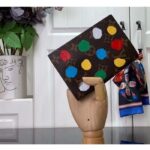 Louis Vuitton Unisex LV x YK Passport Cover Monogram Coated Canvas 3D Painted Dots Print – Image 2