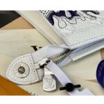 Louis Vuitton Unisex LV x YK Pochette Voyage White Taurillon Monogram Cowhide Psychedelic Flower – Image 10