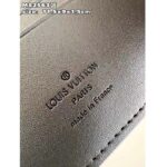 Louis Vuitton Unisex Multiple Wallet Racing Blue Embossed Taurillon Monogram Cowhide Leather - Image 9