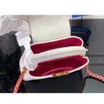 Louis Vuitton Women LV Capucines Mini Handbag Snow White Taurillon Leather Cowhide - Image 8