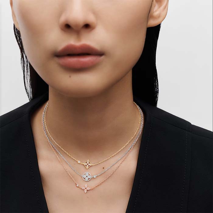 Louis Vuitton Women LV Idylle Blossom Pendant Pink Gold Diamonds 25 Diamonds (8)