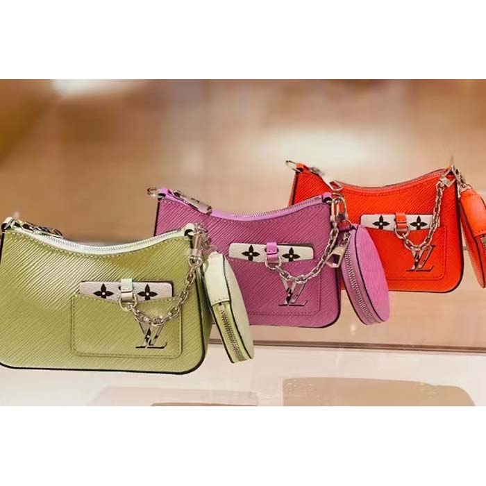 Louis Vuitton Women LV Marellini Handbag Lilas Provence Lilac Epi Grained Cowhide Leather (11)