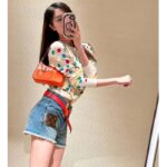 Louis Vuitton Women LV Marellini Handbag Orange Minnesota Epi Grained Smooth Cowhide Leather - Image 13