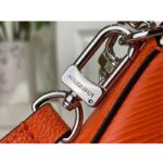 Louis Vuitton Women LV Marellini Handbag Orange Minnesota Epi Grained Smooth Cowhide Leather - Image 10