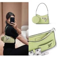 Louis Vuitton Women LV Marellini Handbag Vert Noto Green Epi Grained Smooth Cowhide Leather (2)