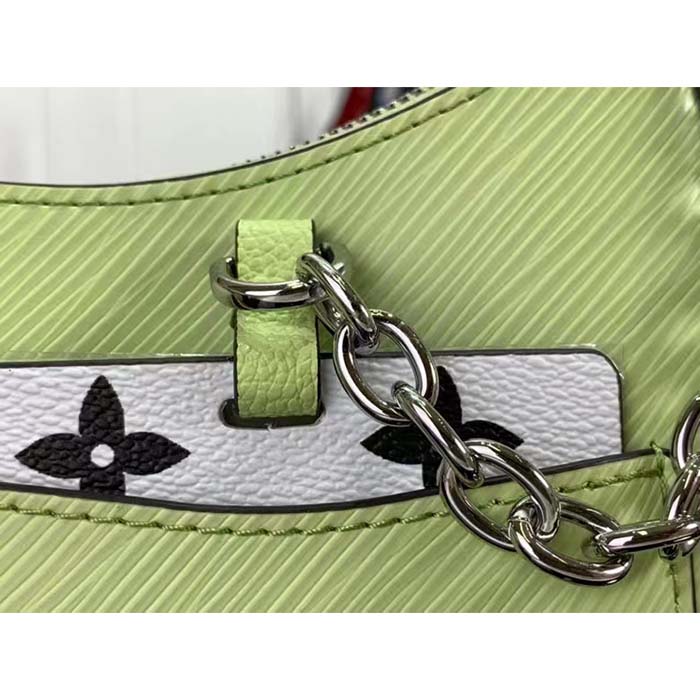 Louis Vuitton Women LV Marellini Handbag Vert Noto Green Epi Grained Smooth Cowhide Leather (6)