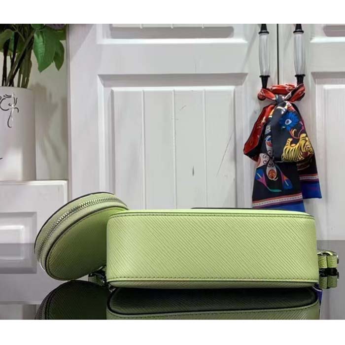Louis Vuitton Women LV Marellini Handbag Vert Noto Green Epi Grained Smooth Cowhide Leather (7)