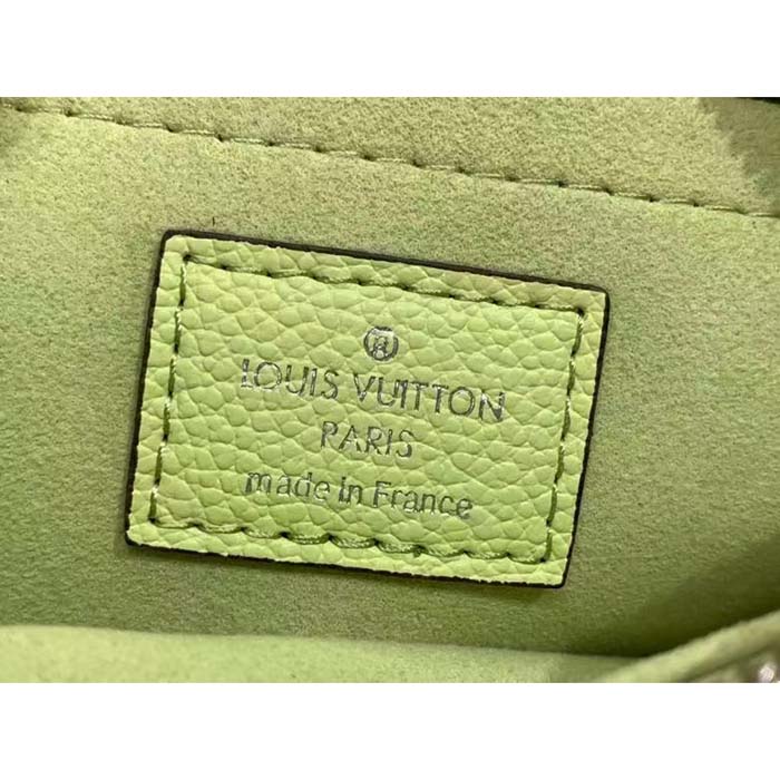 Louis Vuitton Women LV Marellini Handbag Vert Noto Green Epi Grained Smooth Cowhide Leather (8)