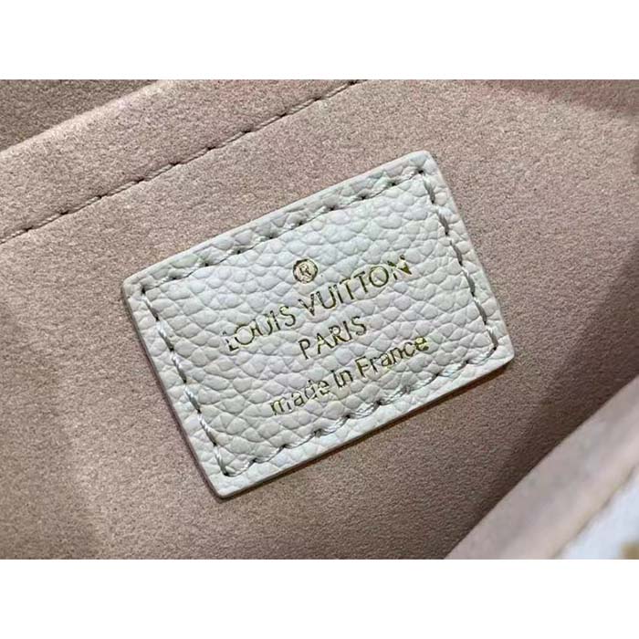 Louis Vuitton Women LV Marellini Handbag White Quartz Epi Grained Cowhide Leather (3)