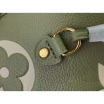 Louis Vuitton Women LV Neverfull MM Light Khaki Cream Monogram Empreinte Embossed Grained Cowhide Leather – Image 8