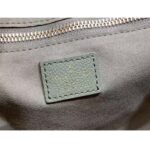 Louis Vuitton Women LV Neverfull MM Light Khaki Cream Monogram Empreinte Embossed Grained Cowhide Leather – Image 10