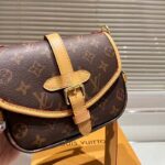 Louis Vuitton Women LV Saumur BB Monogram Coated Canvas Natural Cowhide Magnetic Closure M46740 - Image 7