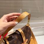 Louis Vuitton Women LV Saumur BB Monogram Coated Canvas Natural Cowhide Magnetic Closure M46740 - Image 10