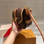 Louis Vuitton Women LV Saumur BB Monogram Coated Canvas Natural Cowhide Magnetic Closure M46740 - Image 5