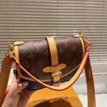 Louis Vuitton Women LV Saumur BB Monogram Coated Canvas Natural Cowhide Magnetic Closure M46740 - Image 4
