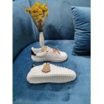 Louis Vuitton Women LV Time Out Sneaker Natural Monogram Embossed Calf Leather - immagine 2