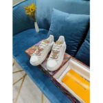 Louis Vuitton Women LV Time Out Sneaker Natural Monogram Embossed Calf Leather - immagine 5