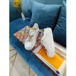 Louis Vuitton Women LV Time Out Sneaker Natural Monogram Embossed Calf Leather - immagine 6