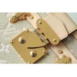 Louis Vuitton Women Petite Malle Beige Monogram Coated Canvas Cowhide Leather Sheepskin - Image 8