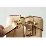 Louis Vuitton Women Petite Malle Beige Monogram Coated Canvas Cowhide Leather Sheepskin - Image 6