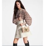 Louis Vuitton Women Petite Malle Beige Monogram Coated Canvas Cowhide Leather Sheepskin - Image 12