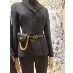 Dior CD Unisex 30 Montaigne Removable Pouch Belt Black Smooth Calfskin 20 MM Width – Bild 8