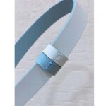 Dior CD Unisex 30 Montaigne Reversible Belt Blue White Smooth Calfskin 20 MM Width - Bild 5