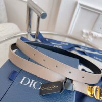 Dior CD Unisex 30 Montaigne Reversible Belt Hazelnut Black Smooth Calfskin 20 MM Width (1)