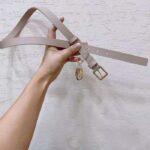 Dior CD Unisex Miss Dior Belt Beige Smooth Calfskin 20 MM Width - Bild 3