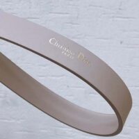 Dior CD Unisex Miss Dior Belt Beige Smooth Calfskin 20 MM Width (1)