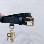 Dior CD Unisex Miss Dior Belt Black Smooth Calfskin 20 MM Width - Imagen 5