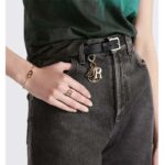 Dior CD Unisex Miss Dior Belt Black Smooth Calfskin 20 MM Width - Imagen 12