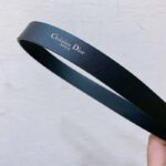 Dior CD Unisex Miss Dior Belt Black Smooth Calfskin 20 MM Width - Imagen 9