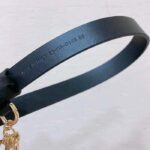 Dior CD Unisex Miss Dior Belt Black Smooth Calfskin 20 MM Width - Imagen 8