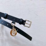 Dior CD Unisex Miss Dior Belt Black Smooth Calfskin 20 MM Width - Imagen 3