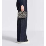 Dior Unisex CD 30 Montaigne Box Bag Blue Multicolor Dior Oblique Jacquard - Image 12