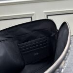 Dior Unisex CD A5 Pouch Beige Black Dior Oblique Jacquard - Imagen 9