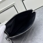 Dior Unisex CD A5 Pouch Black Dior Oblique Jacquard – Bild 5