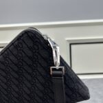 Dior Unisex CD A5 Pouch Black Dior Oblique Jacquard – Bild 8