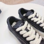 Dior Unisex CD B33 Sneaker Black Smooth Calfskin Dior Oblique Jacquard - Image 9