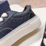 Dior Unisex CD B33 Sneaker Black Smooth Calfskin Dior Oblique Jacquard - Image 10