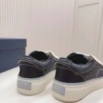 Dior Unisex CD B33 Sneaker Black Smooth Calfskin Dior Oblique Jacquard - Image 6