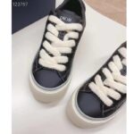 Dior Unisex CD B33 Sneaker Black Smooth Calfskin Dior Oblique Jacquard - Image 8