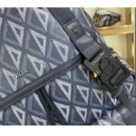 Dior Unisex CD Hit The Road Backpack Navy Blue CD Diamond Canvas - immagine 9