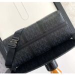 Dior Unisex CD Lingot 50 Bag Black CD Diamond Canvas – Image 4