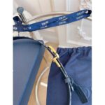 Dior Unisex CD Saddle Belt Blue Dior Oblique Jacquard 20 MM Width - Image 10