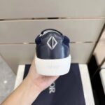 Dior Unisex CD Shoes B101 Slip-On Sneaker Navy Blue Suede Smooth Calfskin - Bild 9