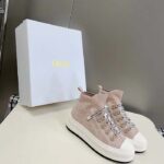 Dior Unisex CD Walk'N'Dior Sneaker Nude Macrocannage Technical Mesh – Bild 4