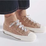 Dior Unisex CD Walk'N'Dior Sneaker Nude Macrocannage Technical Mesh – Bild 12